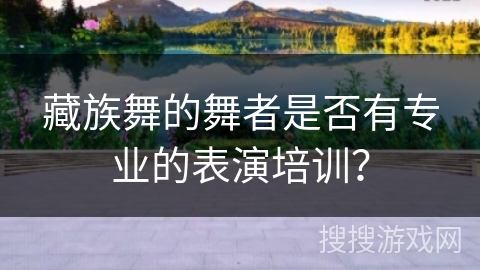 藏族舞的舞者是否有专业的表演培训？