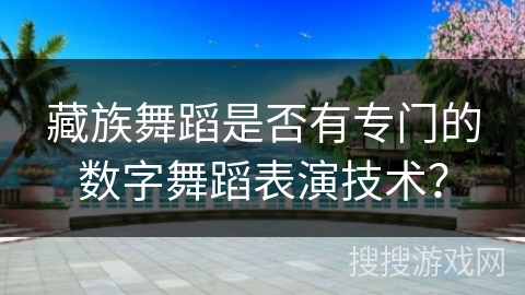 藏族舞蹈是否有专门的数字舞蹈表演技术？