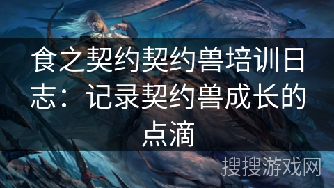 食之契约契约兽培训日志：记录契约兽成长的点滴