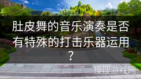 肚皮舞的音乐演奏是否有特殊的打击乐器运用？