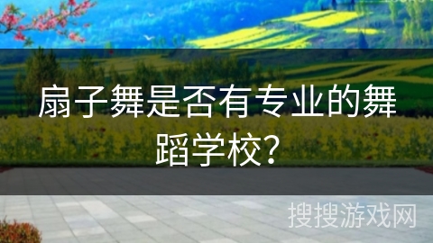 扇子舞是否有专业的舞蹈学校？