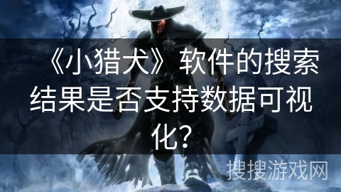 《小猎犬》软件的搜索结果是否支持数据可视化？
