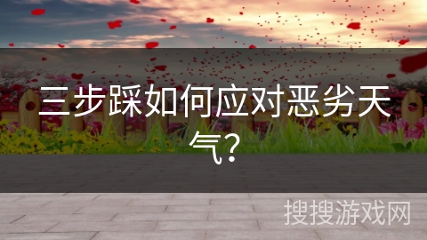 三步踩如何应对恶劣天气？