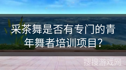 采茶舞是否有专门的青年舞者培训项目？