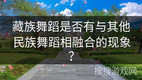 藏族舞蹈是否有与其他民族舞蹈相融合的现象？