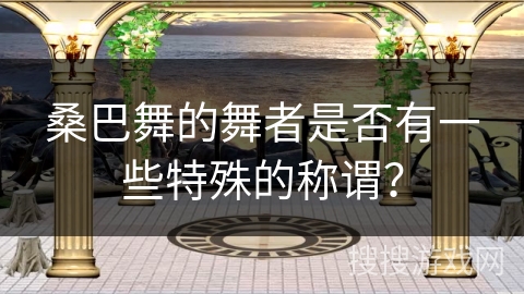 桑巴舞的舞者是否有一些特殊的称谓？