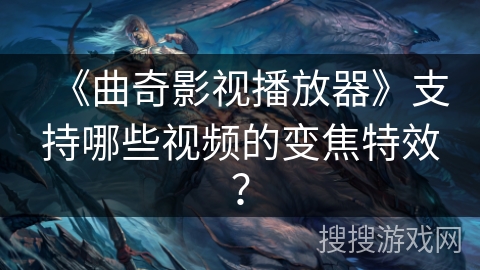 《曲奇影视播放器》支持哪些视频的变焦特效？