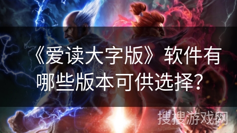 《爱读大字版》软件有哪些版本可供选择? 《爱读大字版》软件有哪些版本可供选择?