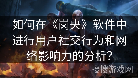 如何在《岗央》软件中进行用户社交行为和网络影响力的分析? 如何在《岗央》软件中进行用户社交行为和网络影响力的分析?