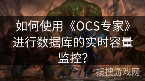如何使用《OCS专家》进行数据库的实时容量监控？