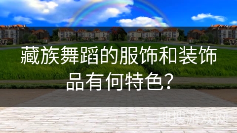 藏族舞蹈的服饰和装饰品有何特色？