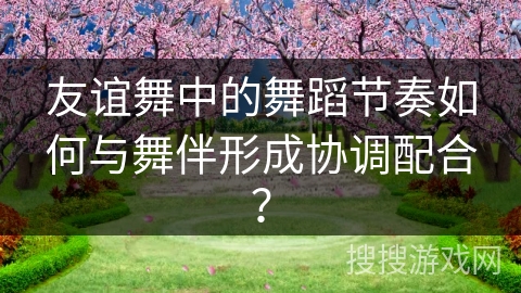 友谊舞中的舞蹈节奏如何与舞伴形成协调配合？
