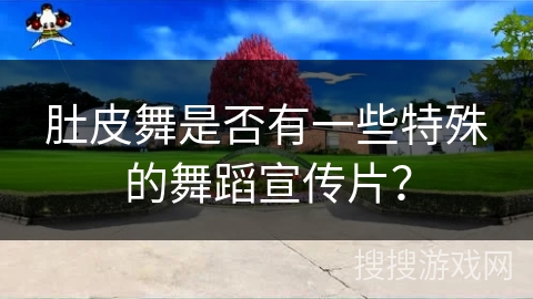 肚皮舞是否有一些特殊的舞蹈宣传片？