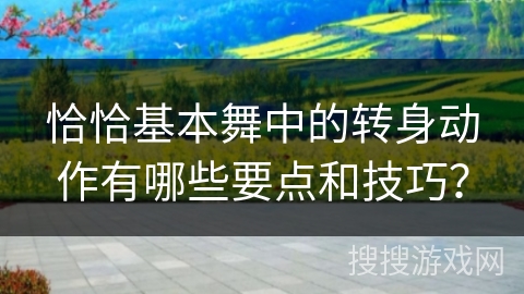 恰恰基本舞中的转身动作有哪些要点和技巧？
