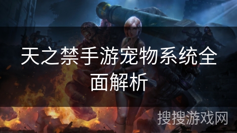 天之禁手游宠物系统全面解析 天之禁手游宠物系统全面解析