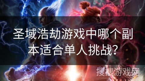 圣域浩劫游戏中哪个副本适合单人挑战？