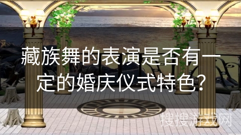 藏族舞的表演是否有一定的婚庆仪式特色？