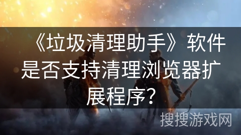 《垃圾清理助手》软件是否支持清理浏览器扩展程序？