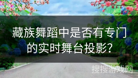 藏族舞蹈中是否有专门的实时舞台投影？