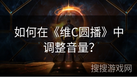 如何在《维C圆播》中调整音量？