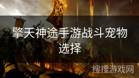 擎天神途手游战斗宠物选择