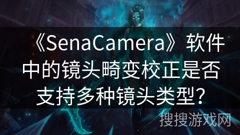 《SenaCamera》软件中的镜头畸变校正是否支持多种镜头类型？