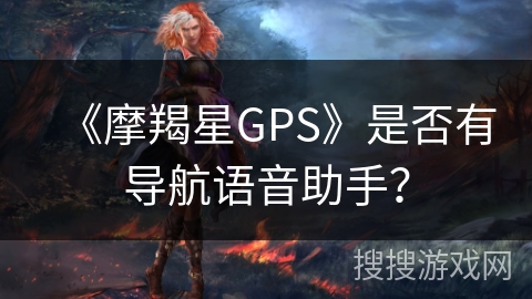 《摩羯星GPS》是否有导航语音助手？