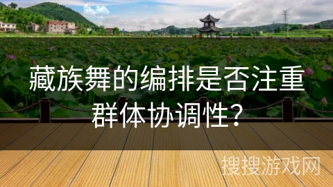 藏族舞的编排是否注重群体协调性？