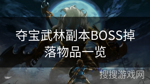夺宝武林副本BOSS掉落物品一览
