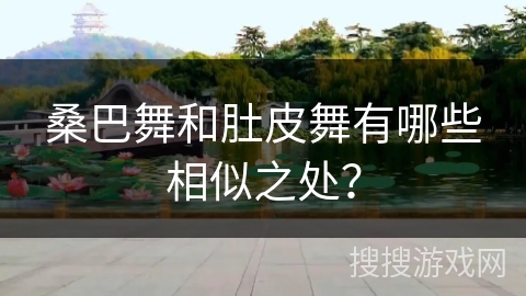 桑巴舞和肚皮舞有哪些相似之处？