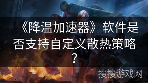 《降温加速器》软件是否支持自定义散热策略？
