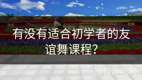 有没有适合初学者的友谊舞课程？