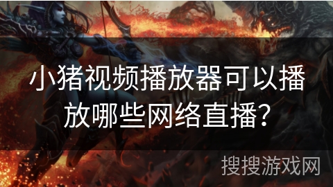 小猪视频播放器可以播放哪些网络直播? 小猪视频播放器可以播放哪些网络直播?