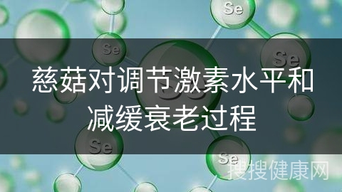 慈菇对调节激素水平和减缓衰老过程