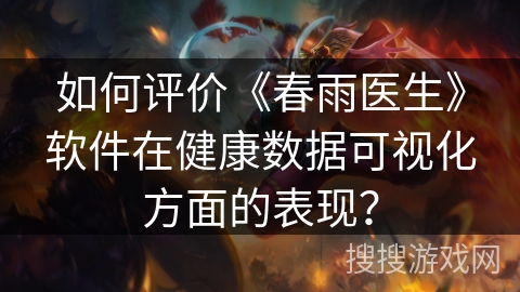 如何评价《春雨医生》软件在健康数据可视化方面的表现？