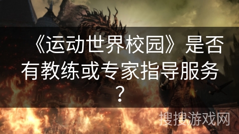 《运动世界校园》是否有教练或专家指导服务？