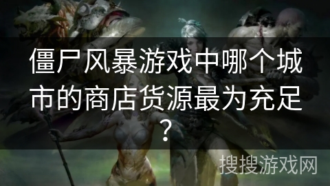 僵尸风暴游戏中哪个城市的商店货源最为充足？