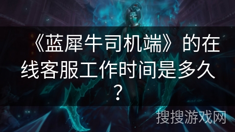 《蓝犀牛司机端》的在线客服工作时间是多久？