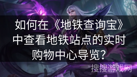 如何在《地铁查询宝》中查看地铁站点的实时购物中心导览？