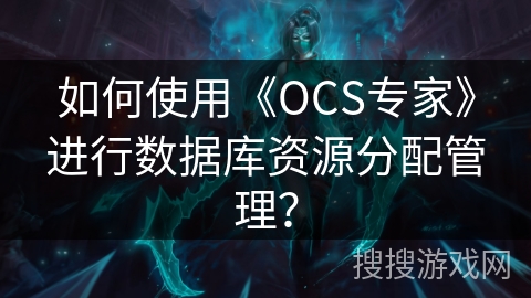 如何使用《OCS专家》进行数据库资源分配管理？