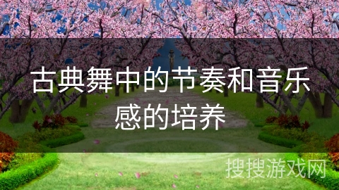 古典舞中的节奏和音乐感的培养