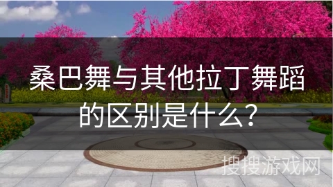 桑巴舞与其他拉丁舞蹈的区别是什么？