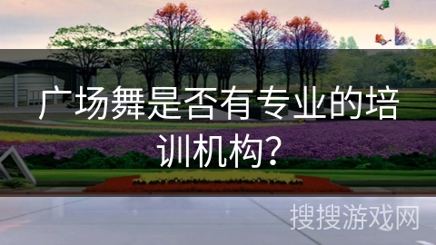 广场舞是否有专业的培训机构？