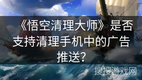 《悟空清理大师》是否支持清理手机中的广告推送？