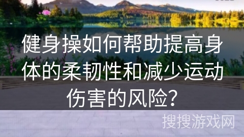 健身操如何帮助提高身体的柔韧性和减少运动伤害的风险？