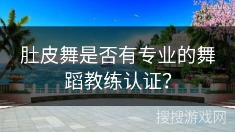 肚皮舞是否有专业的舞蹈教练认证？