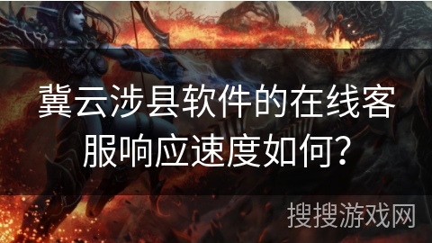 冀云涉县软件的在线客服响应速度如何？