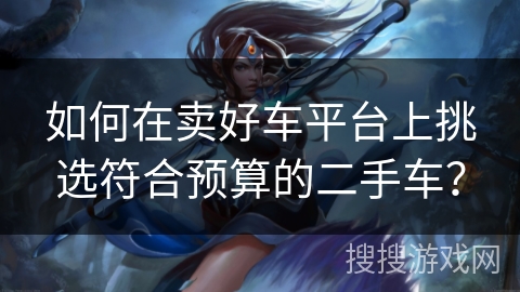 如何在卖好车平台上挑选符合预算的二手车？