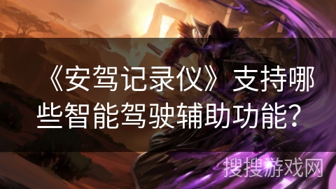 《安驾记录仪》支持哪些智能驾驶辅助功能？