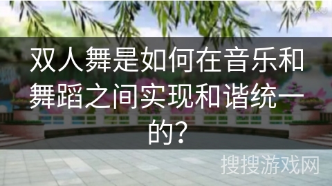 双人舞是如何在音乐和舞蹈之间实现和谐统一的？